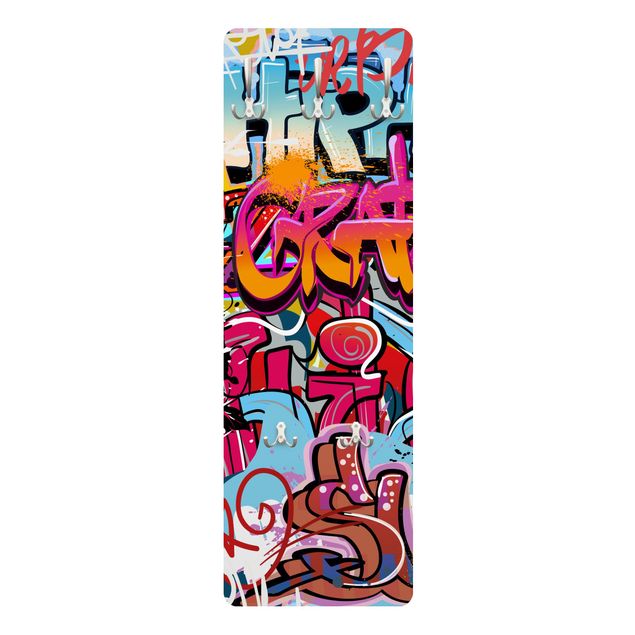 Coat rack - Hip Hop Graffiti