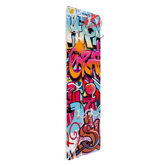 Coat rack - Hip Hop Graffiti