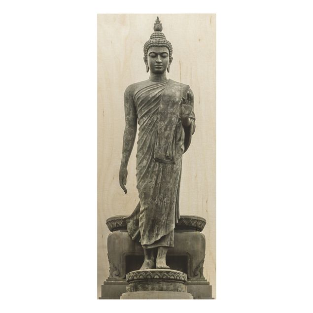 Wood print - Buddha Statue