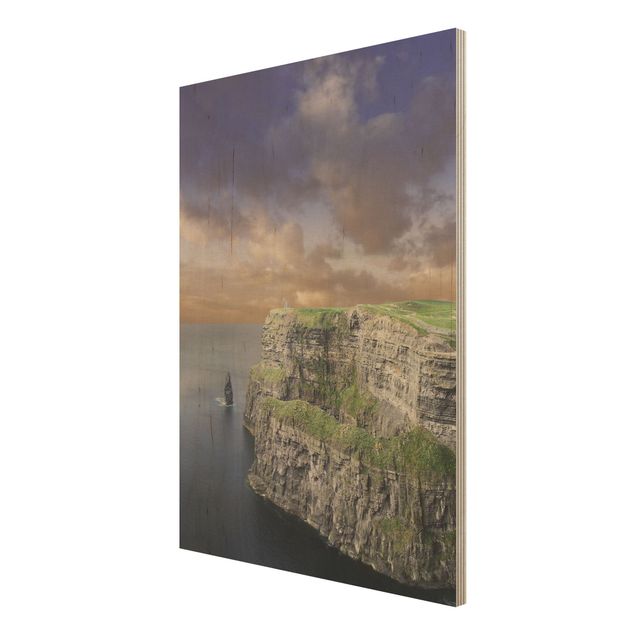 Wood print - Cliffs Of Moher