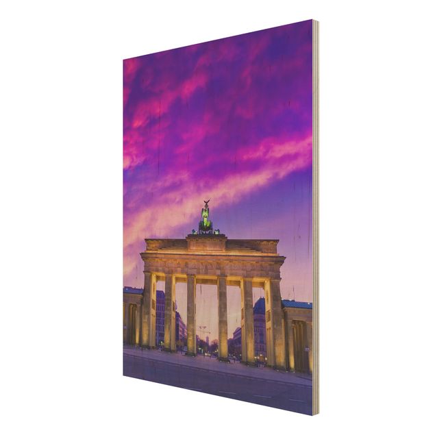 Wood print - This Is Berlin!