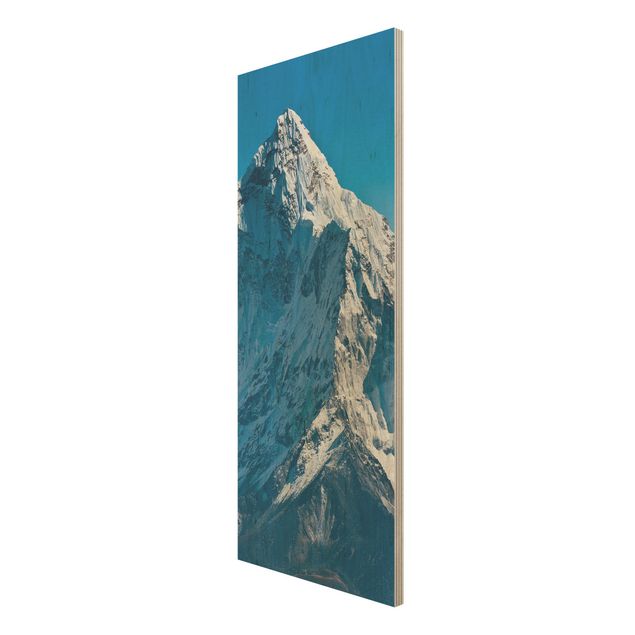 Wood print - The Himalayas