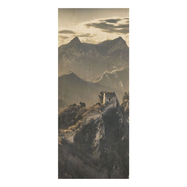 Wood print - The Great Chinese Wall