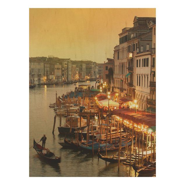 Wood print - Grand Canal Of Venice