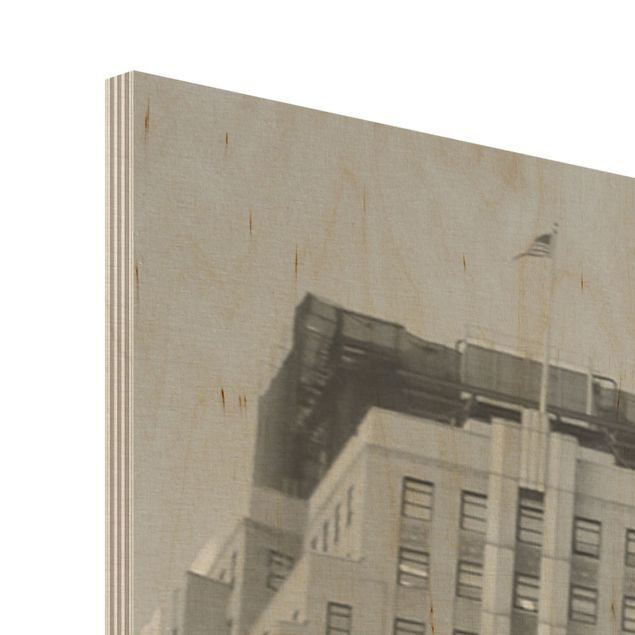 Wood print - New York, New York!