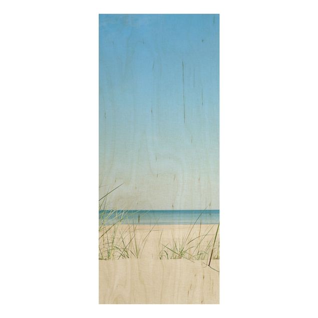 Wood print - Baltic Sea Coast