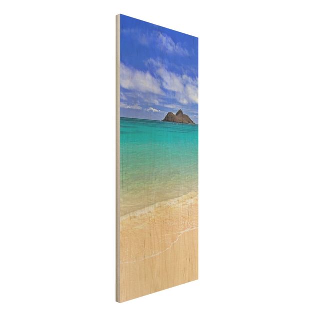 Wood print - Paradise Beach