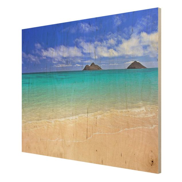 Wood print - Paradise Beach