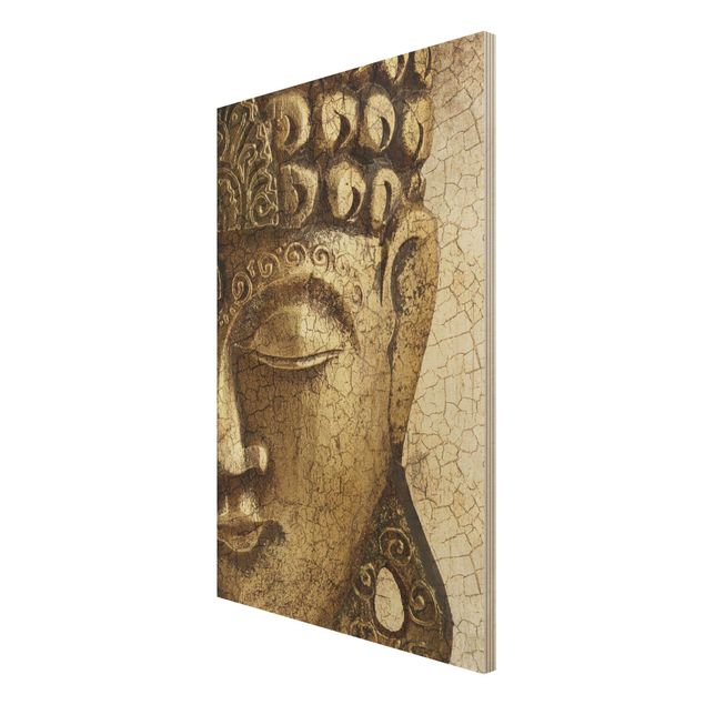 Wood print - Vintage Buddha