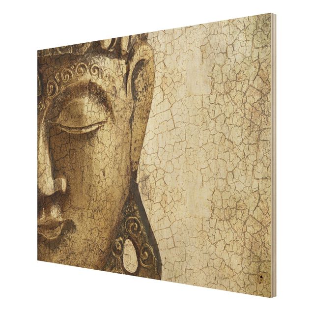 Wood print - Vintage Buddha