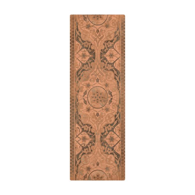 large area rugs Wood Panels Persian Vintage I