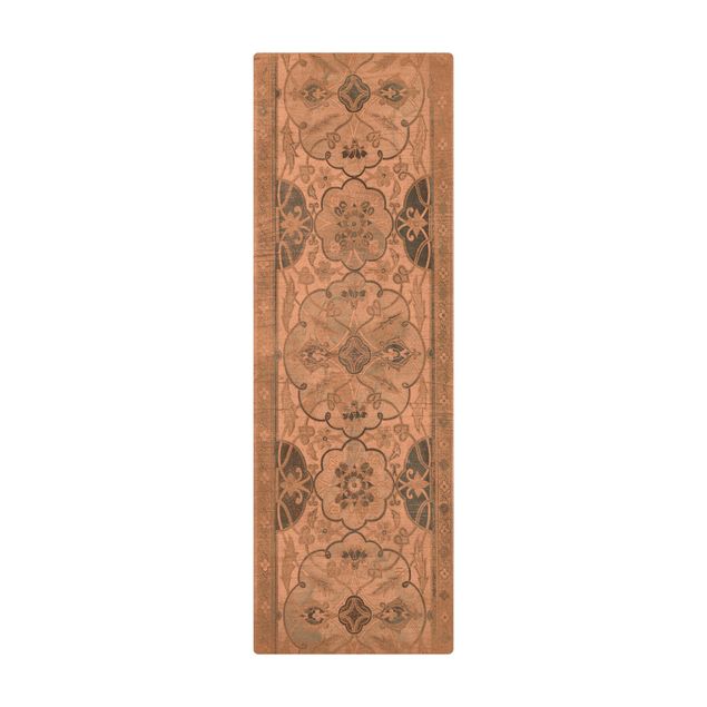 large floor mat Wood Panels Persian Vintage II