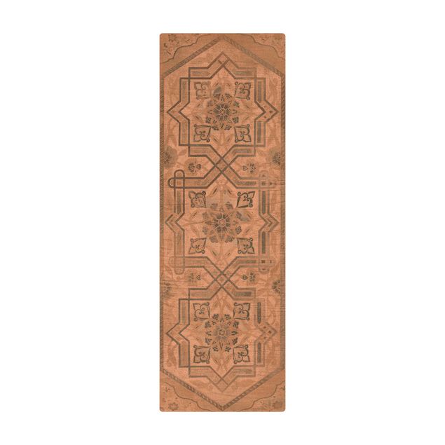 large area rugs Wood Panels Persian Vintage III
