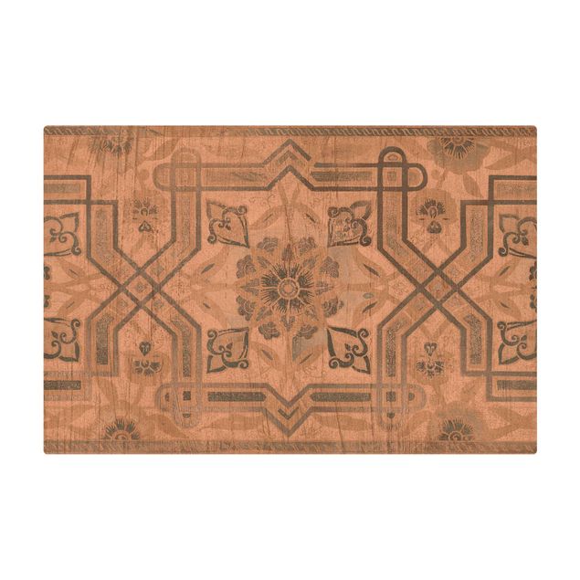 large area rugs Wood Panels Persian Vintage III