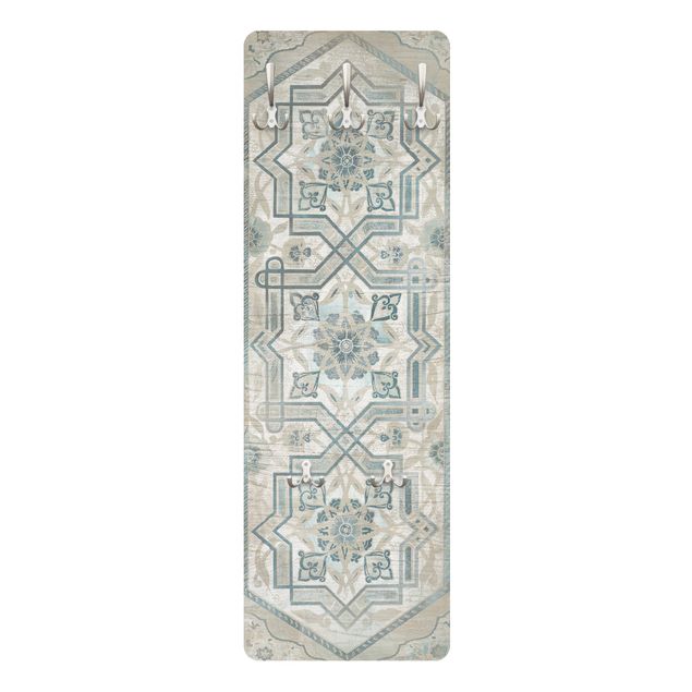 Coat rack shabby - Wood Panels Persian Vintage III