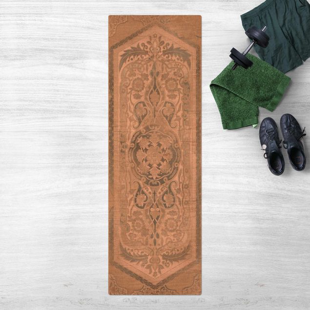 Persian style rugs Wood Panels Persian Vintage IV
