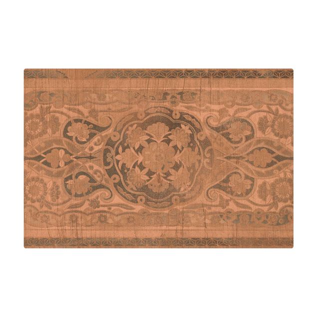 large area rugs Wood Panels Persian Vintage IV