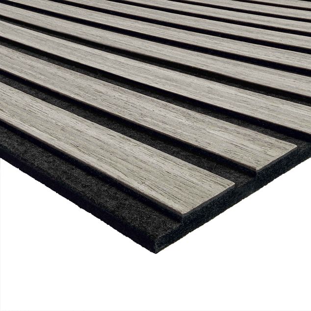 Acoustic panel - Wooden Wall Oak grey - 52x104 cm