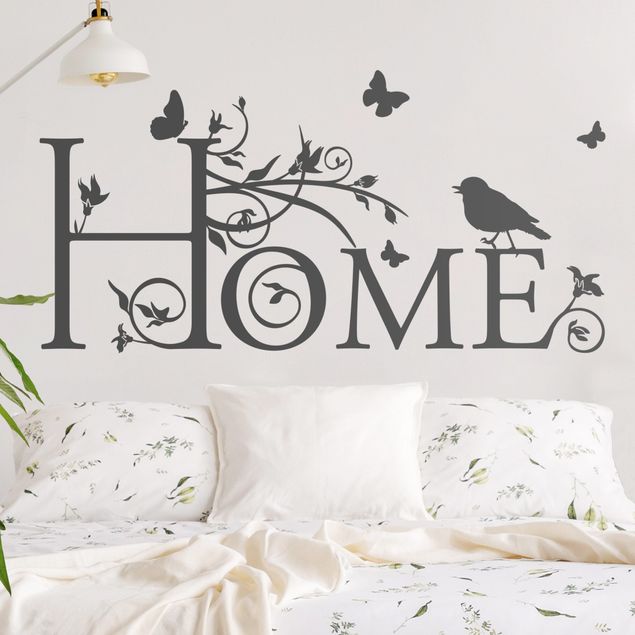 Inspirational quotes wall stickers Home floral