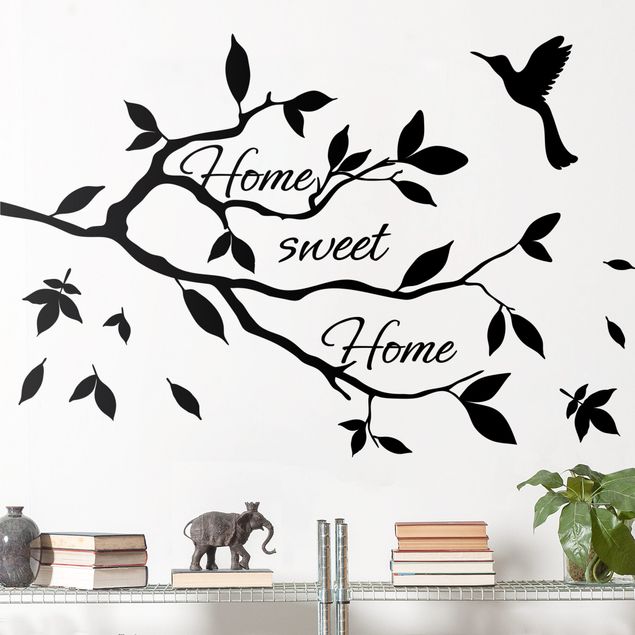 Inspirational quotes wall stickers Home Sweet Branch