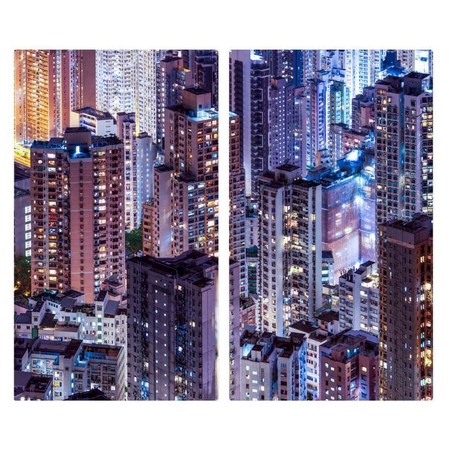 Stove top covers - Hong Kong Sea Of Lights