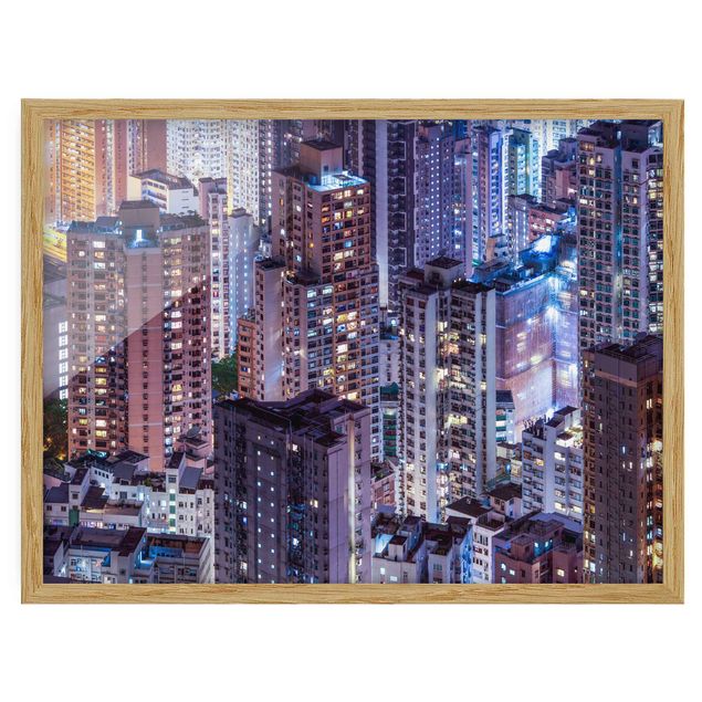 Framed poster - Hong Kong Sea Of Lights