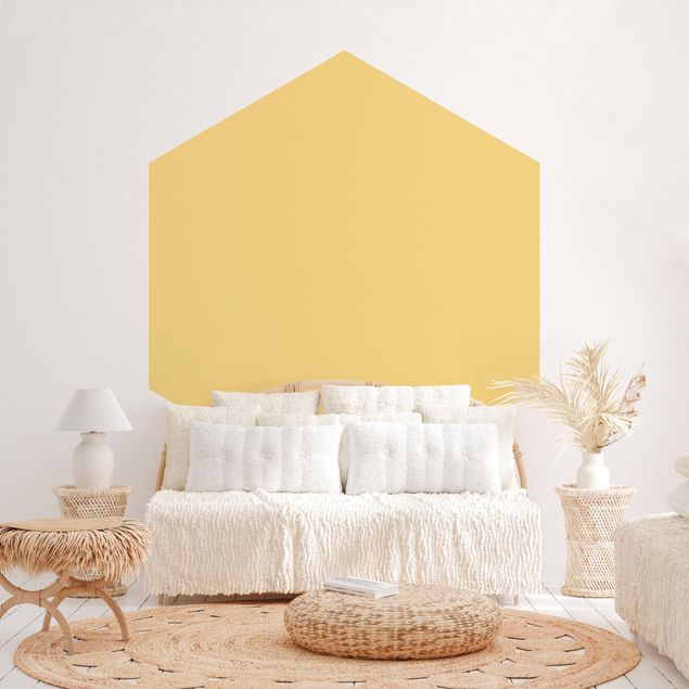 Self-adhesive hexagonal pattern wallpaper - Honey