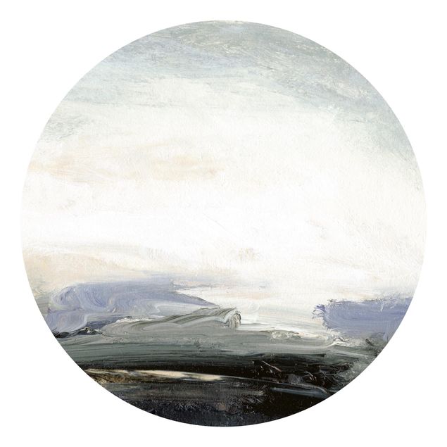 Self-adhesive round wallpaper - Horizon At Dawn