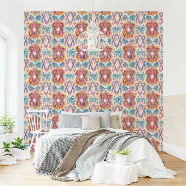 Wallpaper - Ikat Pattern Bali Pastel