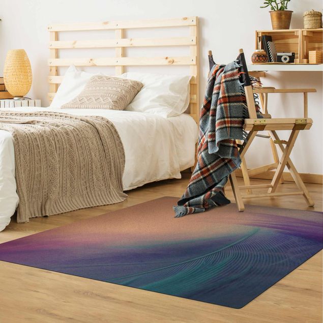 rug under dining table Illusion Dream Feather