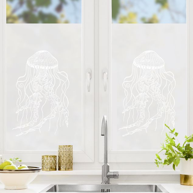 Window film - Illustration Jellyfish