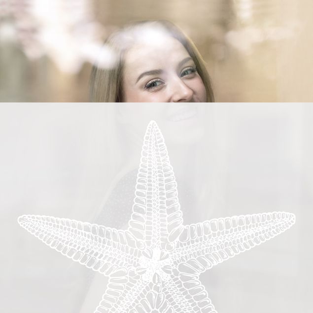 Window film - Illustration Starfish