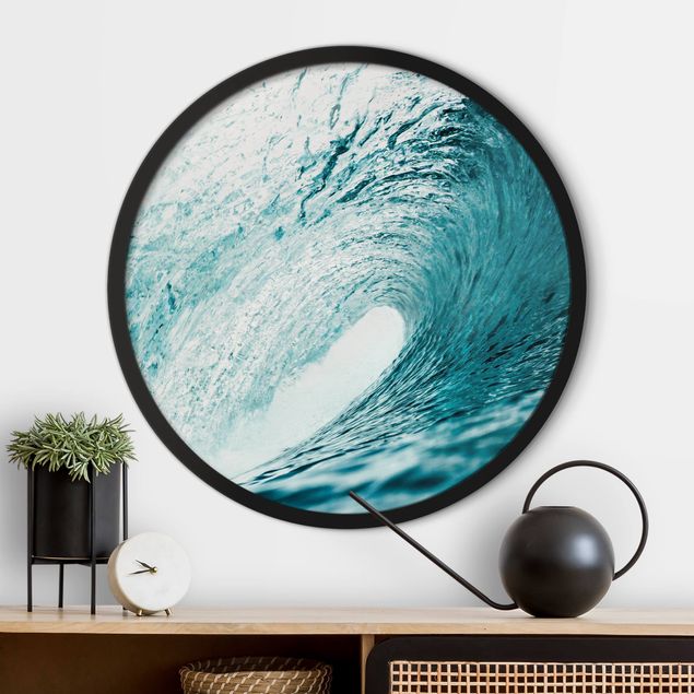 Framed prints round In The Wave Tunnel