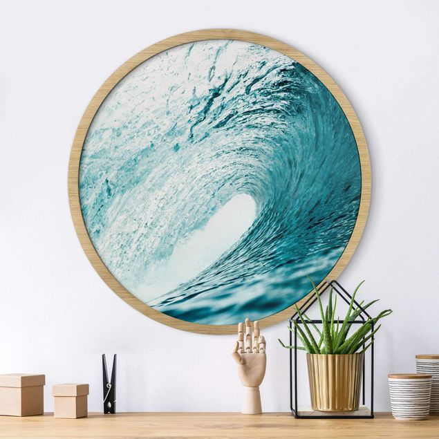 Framed prints round In The Wave Tunnel