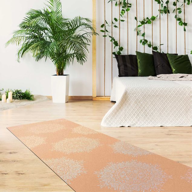 Modern rugs Indian Mandala Pastel