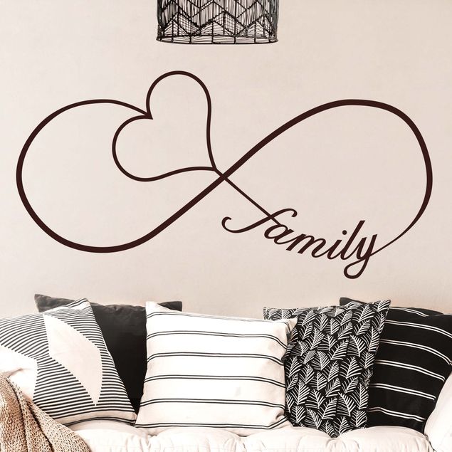 Wall art stickers Infinity Family