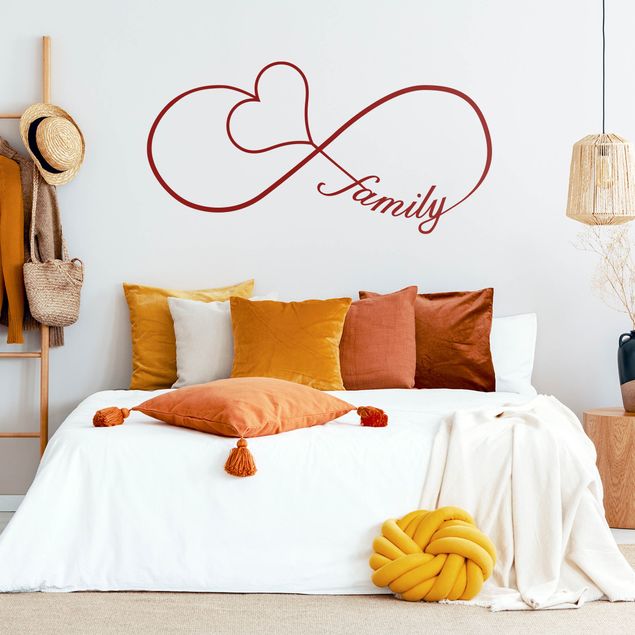 Family wall decal Infinity Family
