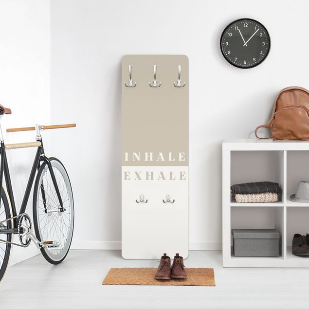 Coat rack modern - Inhale and exhale
