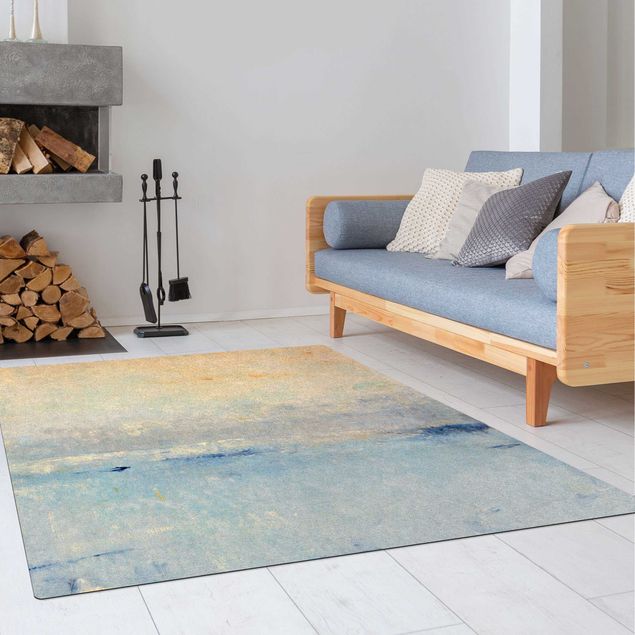 modern abstract rug Sun Flowing Into The Ocean