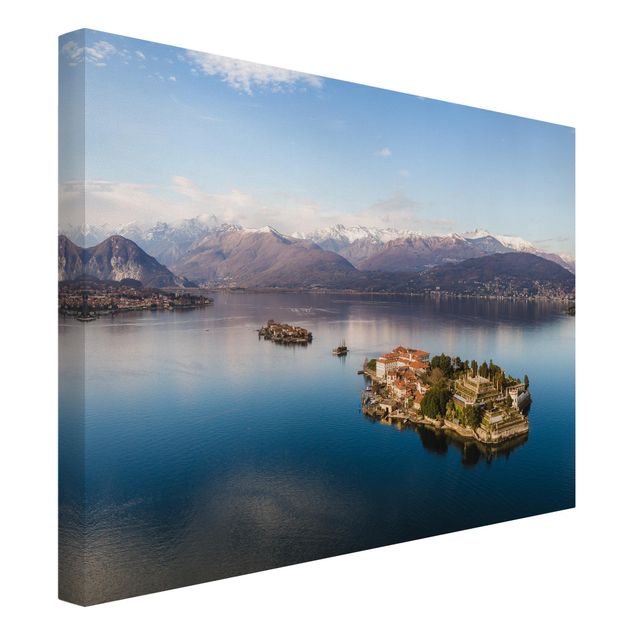 Print on canvas - Island Isola Bella In Italy