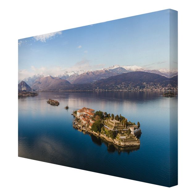 Print on canvas - Island Isola Bella In Italy