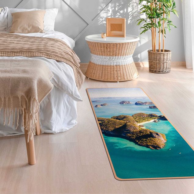 nature inspired rugs Island In The Ocean