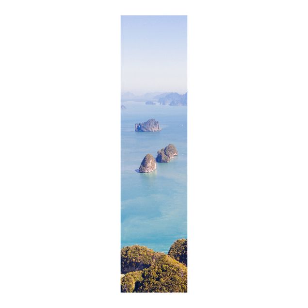 Sliding panel curtain - Island In The Ocean