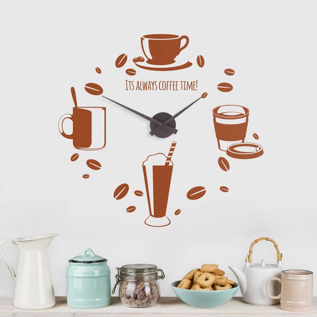 Wall stickers for cafe Its Always Coffee Time
