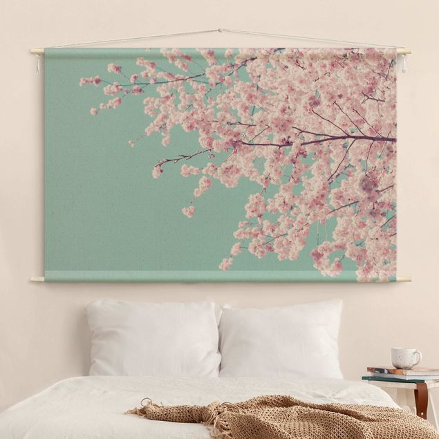 wall hanging decor Japanese Cherry Blossoms