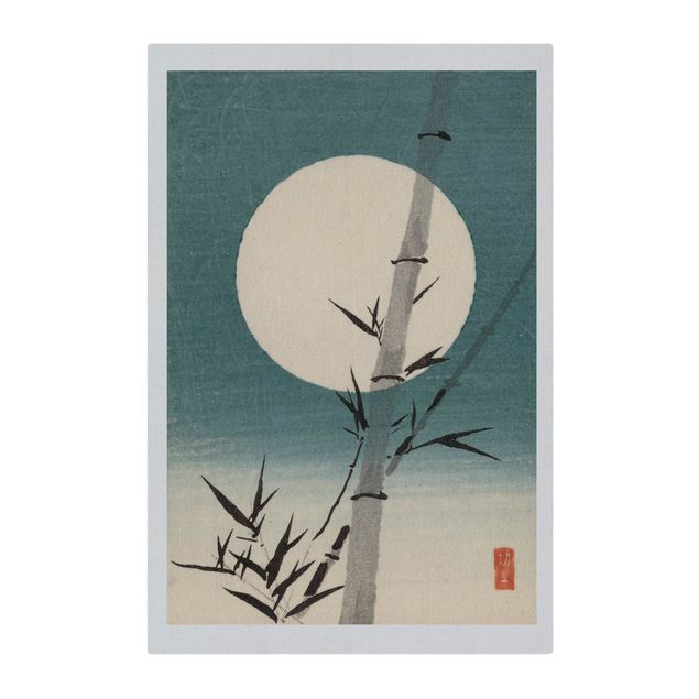 Acoustic art panel - Japanese Drawing Bamboo And Moon
