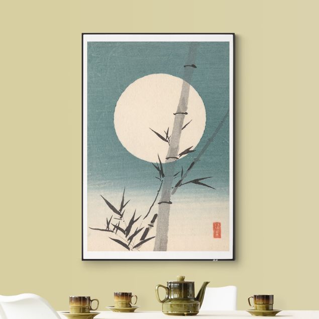 Interchangeable print - Japanese Drawing Bamboo And Moon