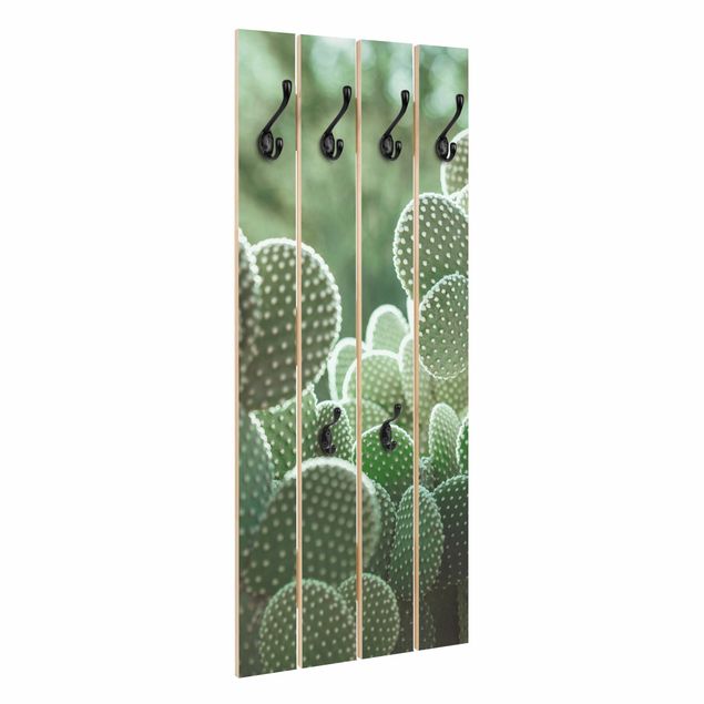 Wooden coat rack - Cacti
