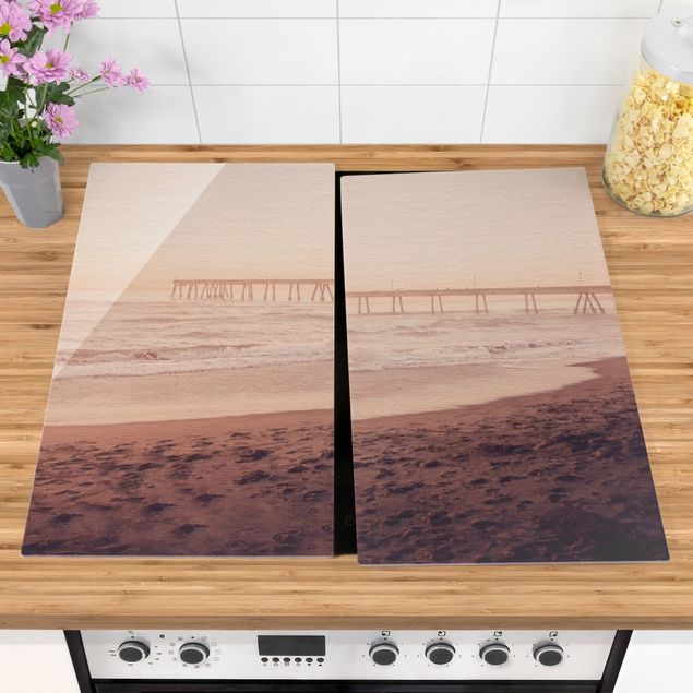 Stove top covers - California Crescent Shaped Shore