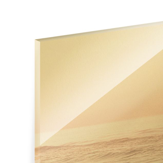 Glass print - California Sunset - Portrait format